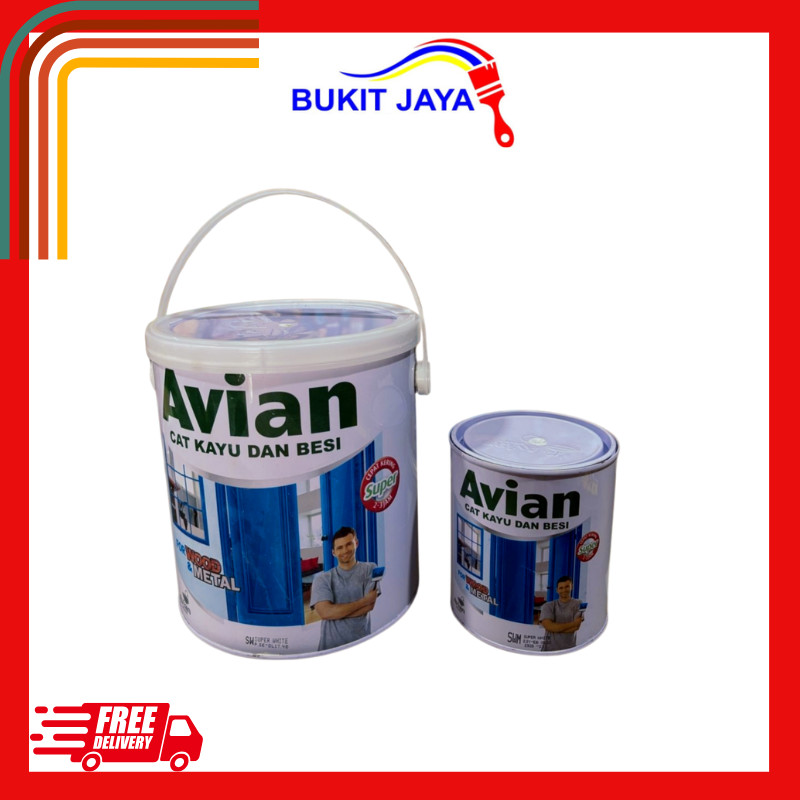CAT MINYAK AVIAN PUTIH 4KG