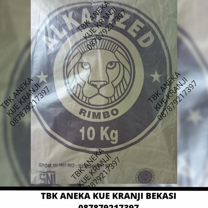 

Coklat Bubuk merek Rimbo 1 sak isi 10 kg via Gojek