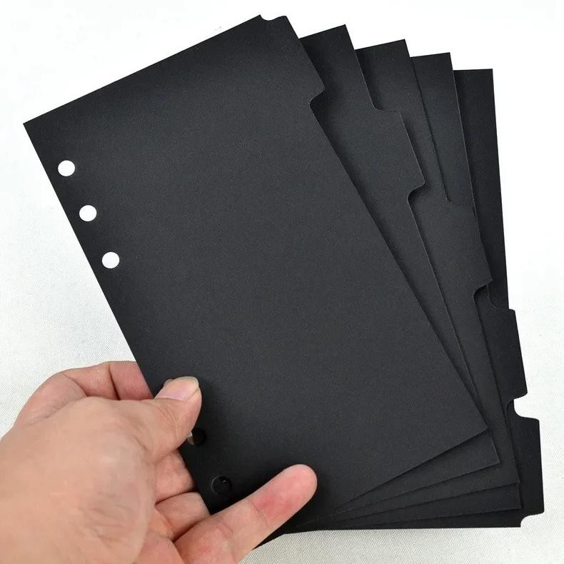 

5Pcs/Set A5 A6 Binder Index Dividers Index Page For Loose-Leaf Notebook Scrapbook Diary Stationery School Office Supplies