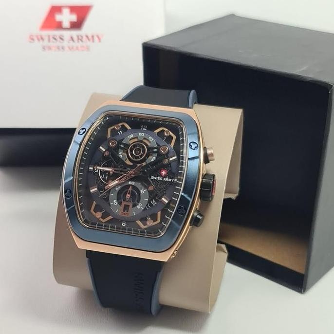 Murah Jam Tangan Pria Swiss Army 6800 Chronograph Watches