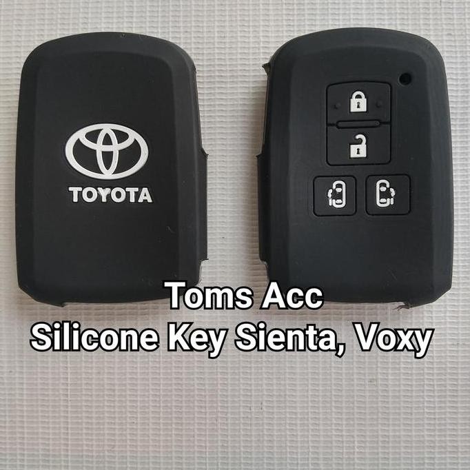 Promo Silikon Kunci Sienta Voxy Toyota Cover Remote Voxy Sienta Silicone Key COD