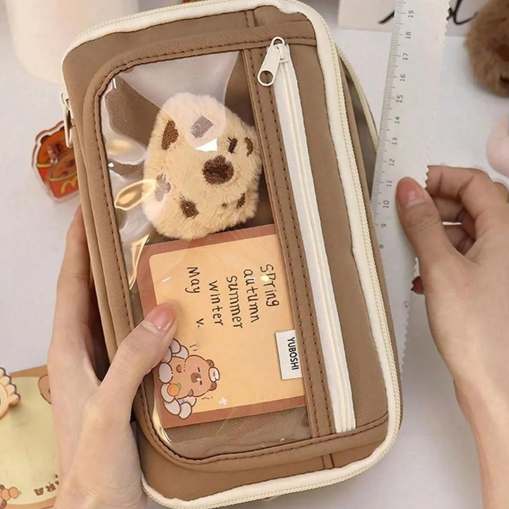 

Ni06 [Dotding] Tempat Pensil Kapibala Lucu Kapasitas Besar Kotak Pensil Sticker Gratis Boneka Perlengkapan Kantor Sekolah Tenaga Tempat Pensil Asthetic H436