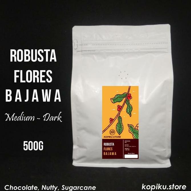 

Kopi Flores Bajawa Robusta Coffee 500 gram - Biji/Bubuk