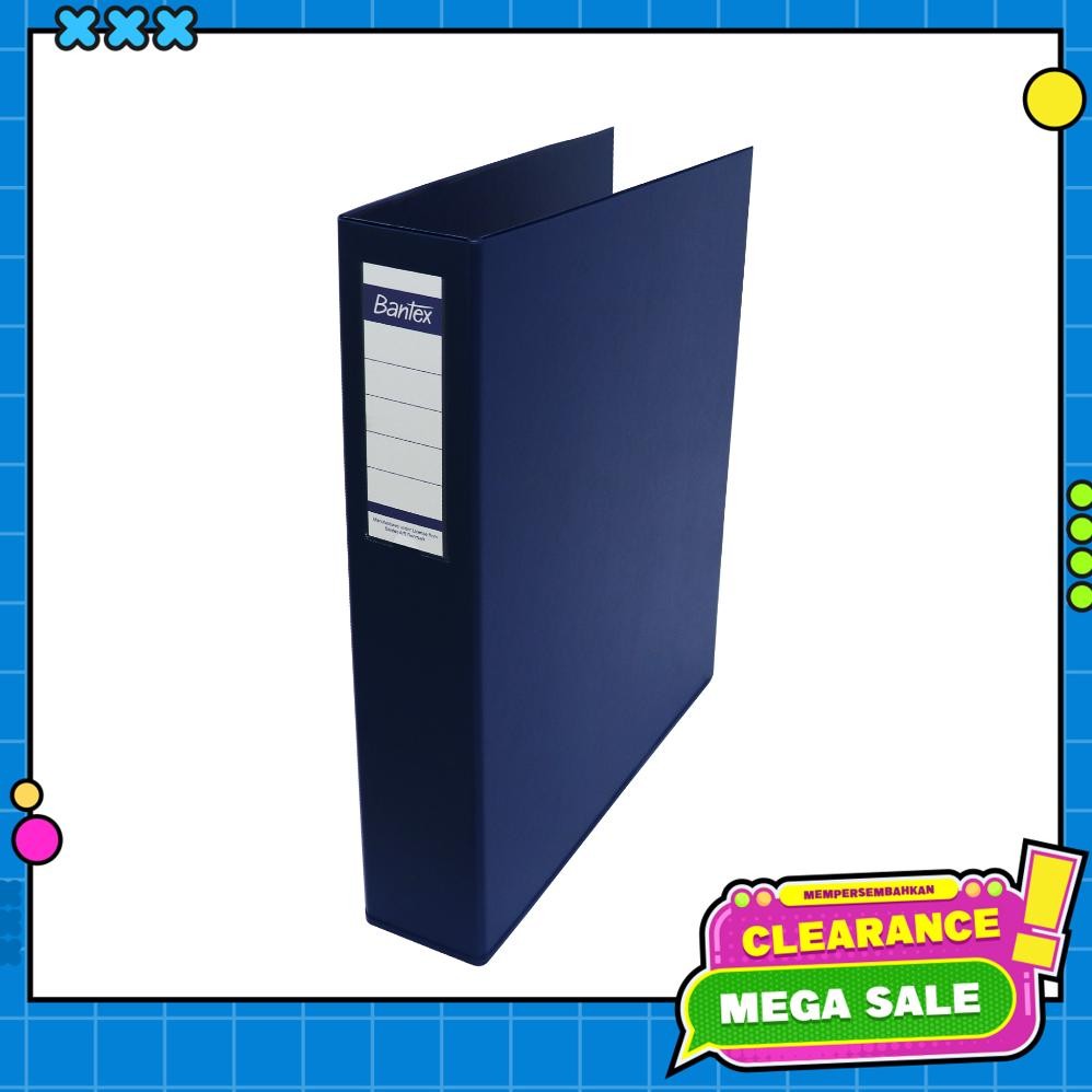 

Ring Binder A3 Potrait 3D 65mm Blue- 8163 01