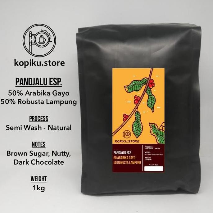 

Biji Kopi Espresso Blend Gayo Series "Pandjalu" 1kg - Biji & Bubuk