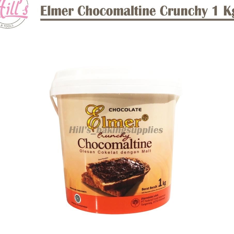 

Elmer Chocomaltine Pread Crunchy 1 G Elai Colat Olean Roti 1G