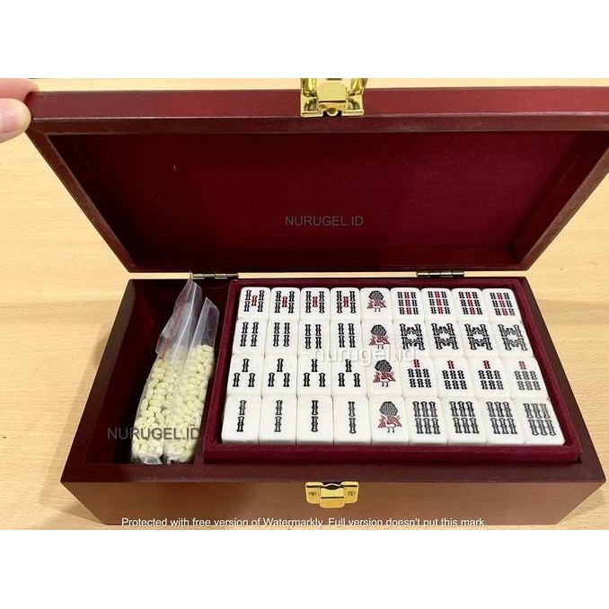 Japanese Riichi Mahjong Set Japan Maciok Mahyong Jepang la