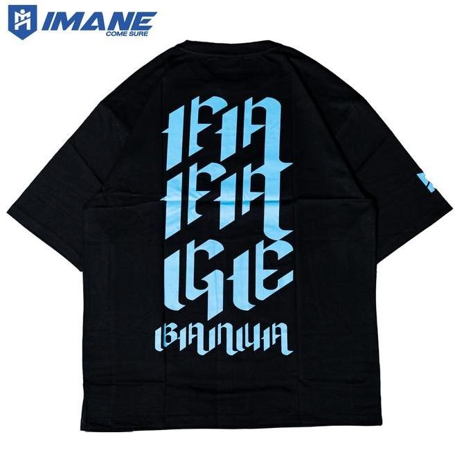 Promo Imane T-Shirt Oversize Fafage Banua 2025 - Black