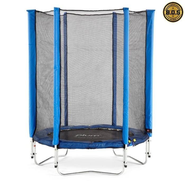 Original Toys Kingdom Plum Trolls Trampolin Anak Trampoline Net 140Cm Original Dan Terpercaya