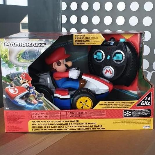 Jakks Pacific Super Mario Kart Mario Mini Anti Gravity RC Racer