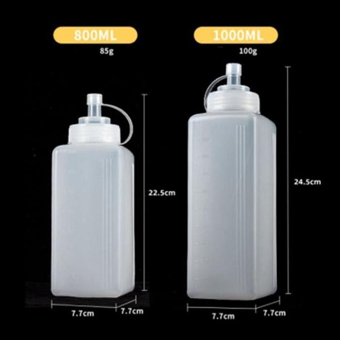 

Produk Baru!! Botol Saus Rumah Botol Saus Tahan Debu Untuk Salad Selai Saus Madu Salad Berdiameter Besar Saus Dapur Kelas Makanan Anti Bocor