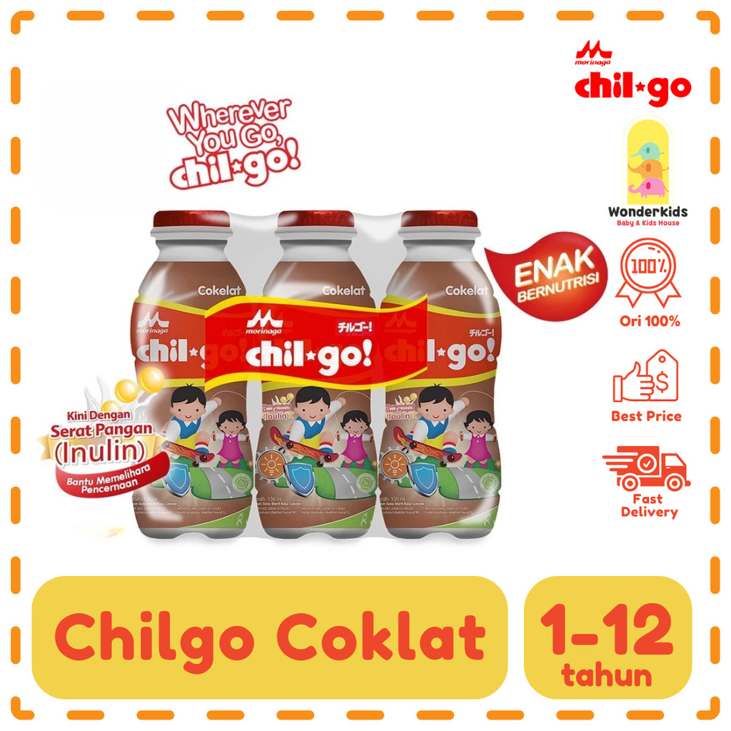 

Chilgo Milk Cokelat 6x130ml