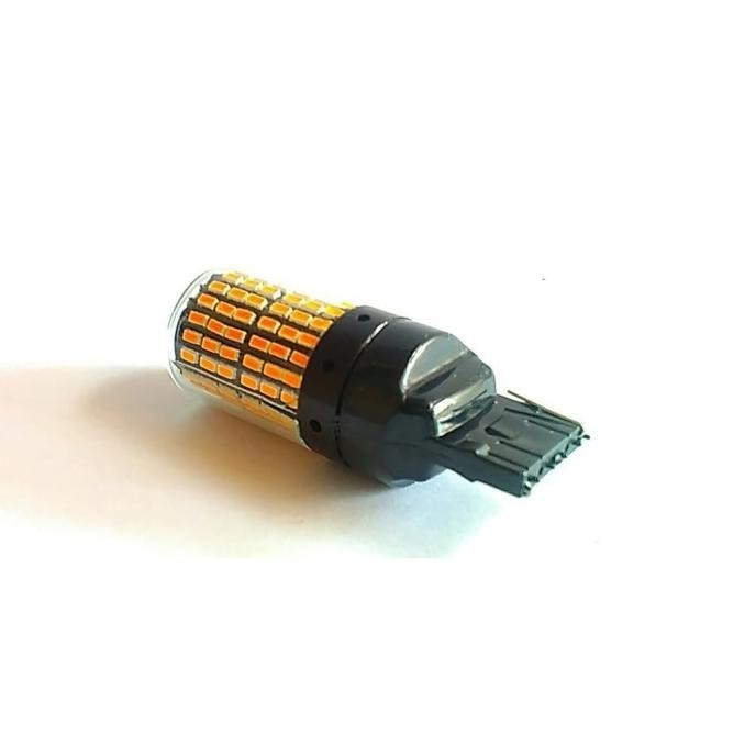 Promo Lampu Sein Kuning T20 (7440) LED Super Bright 144 Chip SMD 1pc COD