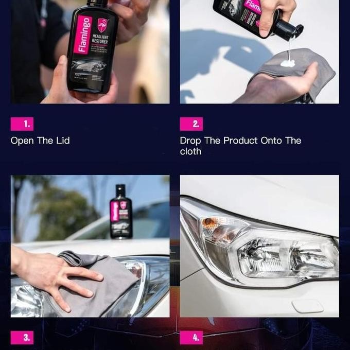 Promo Flamingo Headlight restorer COD