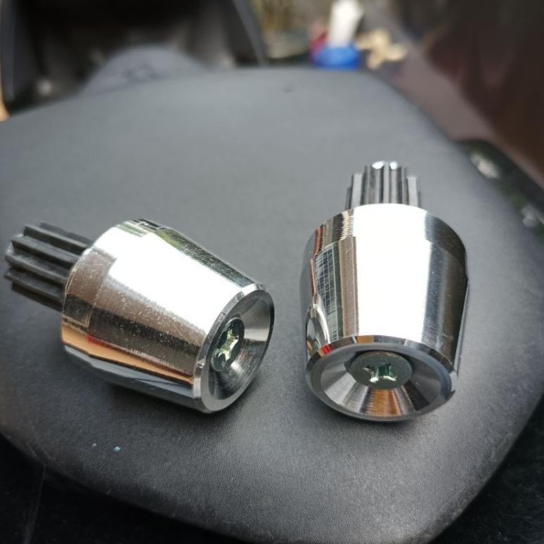 Berkualitas Jalu Stang Chrome Model Pcx Full Aluminium Chrome Padat Anti Karat Universal Motor Bisa 