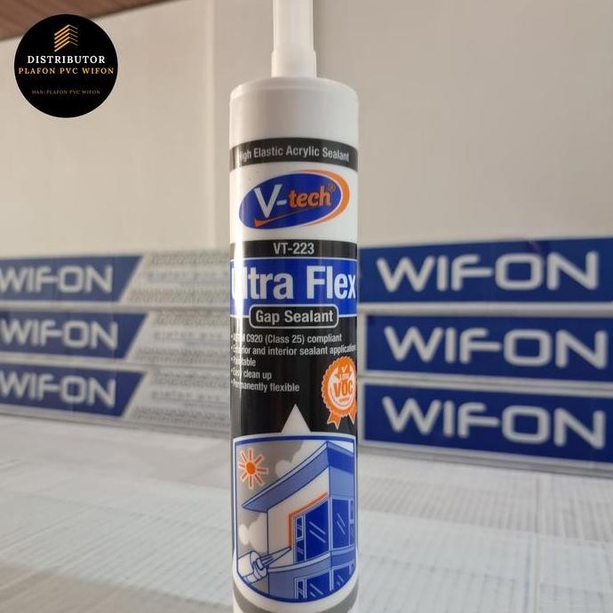 baru sealant putih silen pvc lem silen plafon pvc