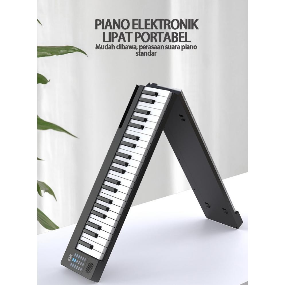 Portable 61-tuts piano lipat / Multifunctional Electronic bluetooth Keyboard Piano for Piano Student
