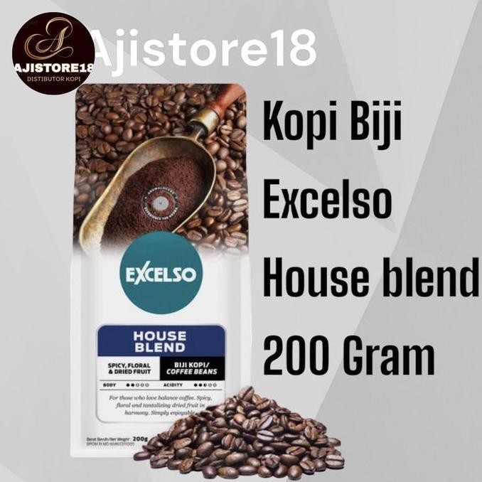 

EXCELSO KOPI BIJI HOUSE BLEND 200 GRAM TERMURAH