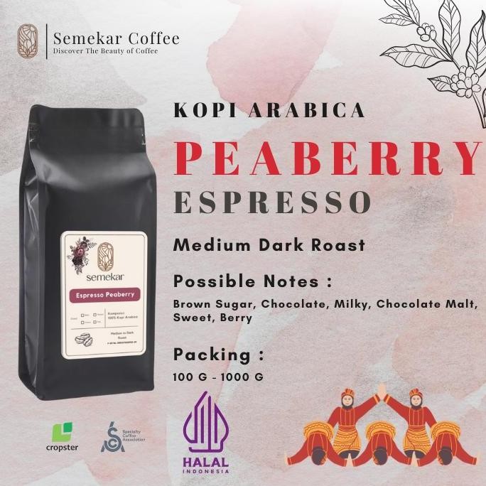 

KOPI ARABICA ESPRESSO PEABERRY GAYO ACEH BIJI BUBUK FRESH ROAST COFFEE HITAM LANANG TERMURAH