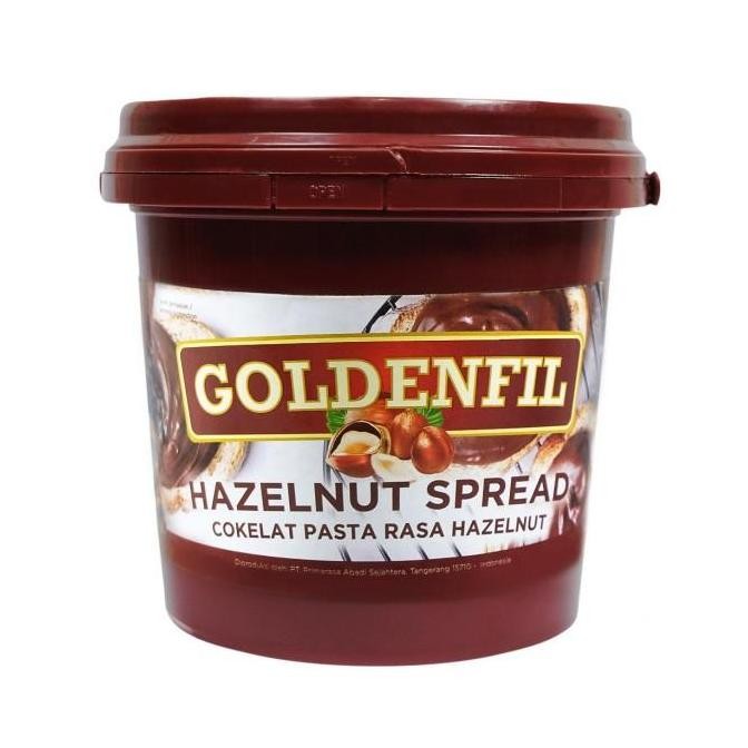 

Produk Baru!! GOLDENFIL Selai Cokelat Choco HAZELNUT SPREAD Smooth Halus Enak 1 Kg