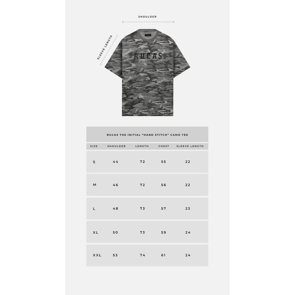 Promo Rucas Camo Tee - T-Shirt Kaos Rucass Original Limited Edition