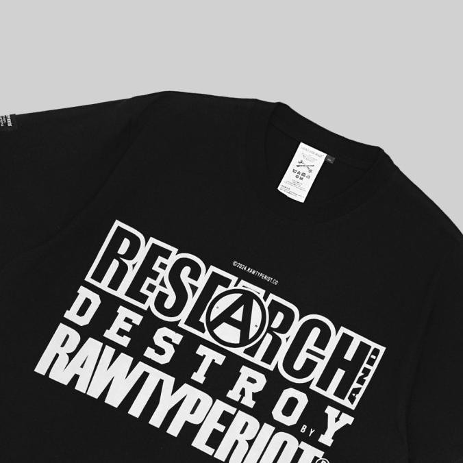 Sale Rawtype Riot Raw R&D Tees - Black
