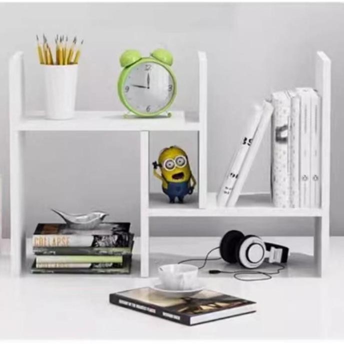 Rak Buku Fleksibel Rak Buku Minimalis Rak Meja Serbaguna