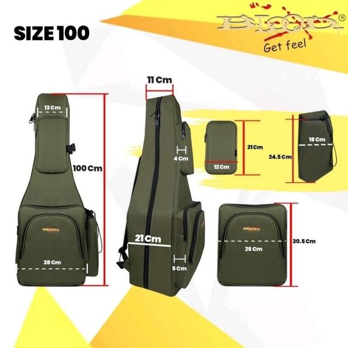 Tas Pancing Ransel Blood / Tas Ransel Pancing Jumbo 100 Cm