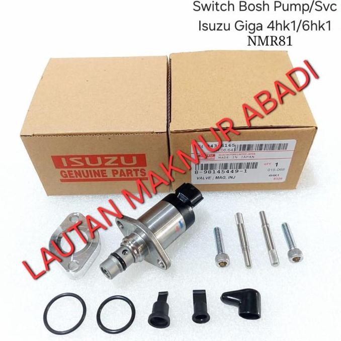 Original Sensor Scv Overhaul Kit Supply Pump Isuzu Giga (Fvr-Fvm-Fvz)