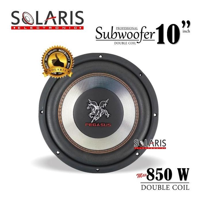 ready SUBWOOFER 10 Inch 850 Watt DOUBLE COIL Pegasus PG-1035 Model BARU