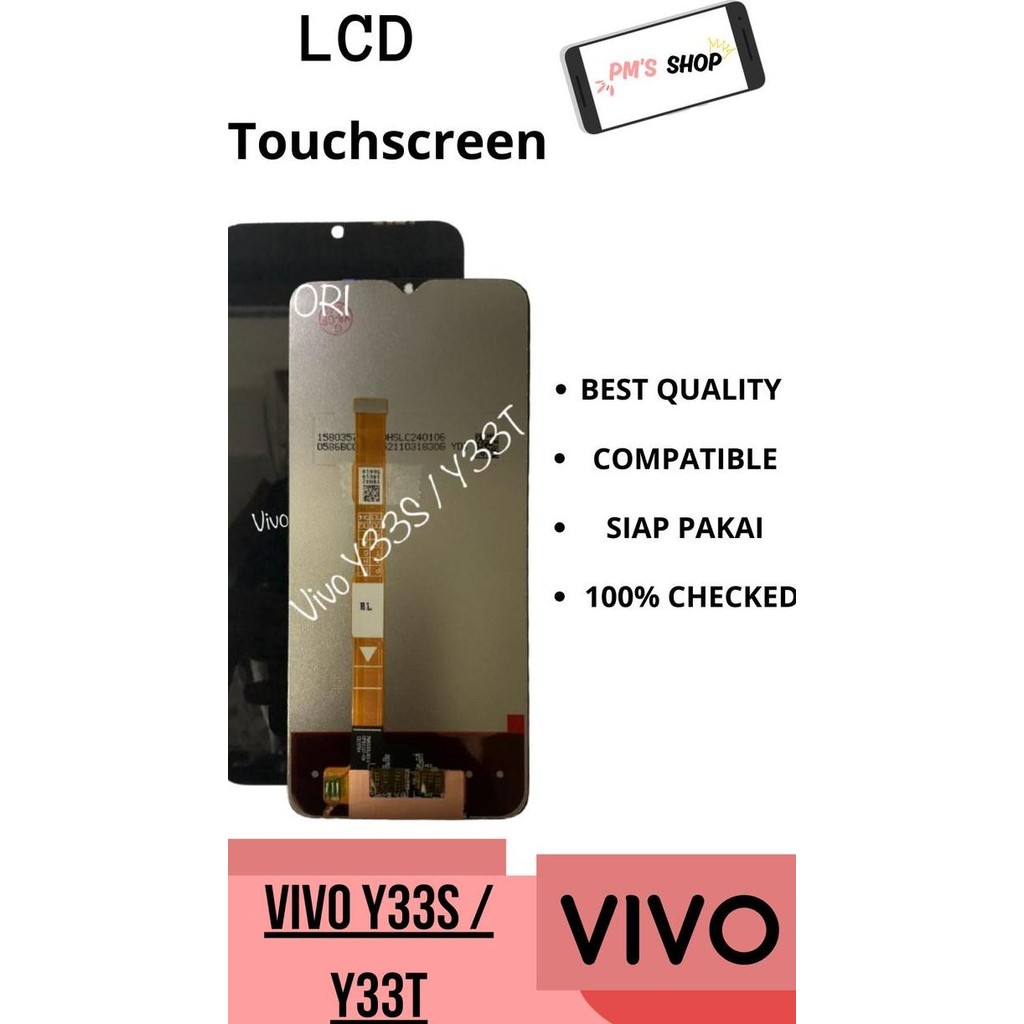 TERBARU - Lcd Touchscreen Vivo Y33S / Y33T