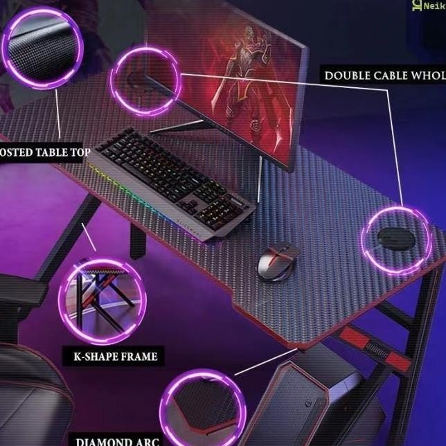 Meja Gaming / Meja Komputer Laptop / Meja Kerja / Gamer Table Z15A1