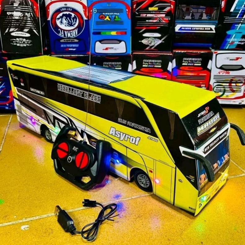 Terlaris Miniatur Bus Remote Control, Full Musik Telolet Basuri Murah