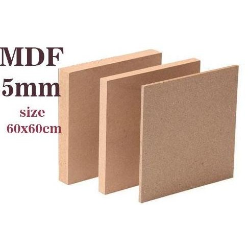 

Promo Papan MDF 5mm ukuran 60x60cm COD