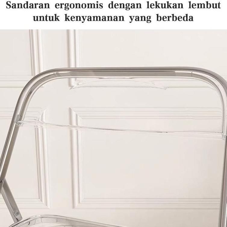 Kursi Lipat Outdoor / Kursi Aesthetic / Kursi Lipat / Kursi Cafe / Kursi Plastik Lipat / Kursi Plast