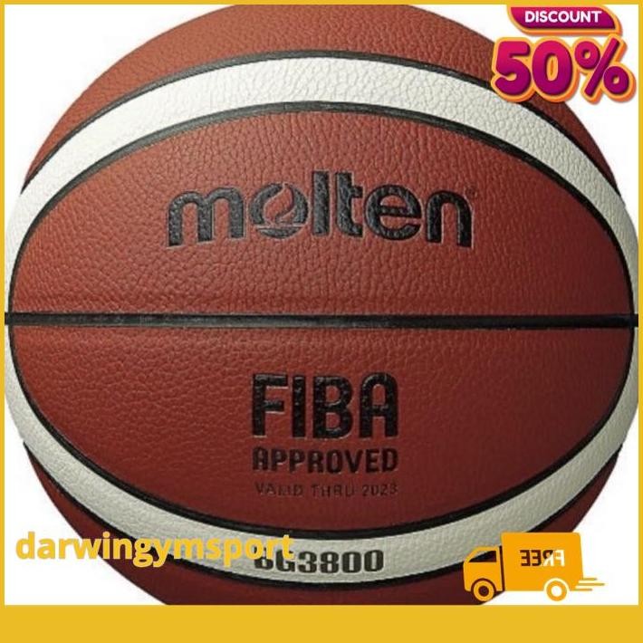 BOLA BASKET MOLTEN BG3800 BG 3800 ORIGINAL DIJAMIN GRATIS ONGKIR