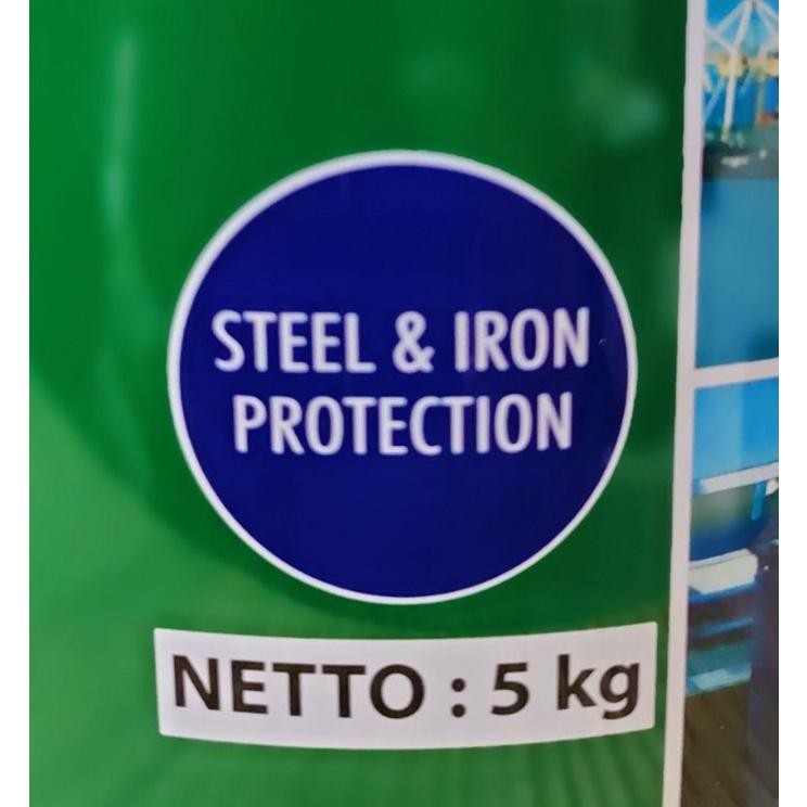 Cat Penta Zinchromate Primer Cat Dasar Kayu Dan Besi ( 5 Kg ) "Green 302"