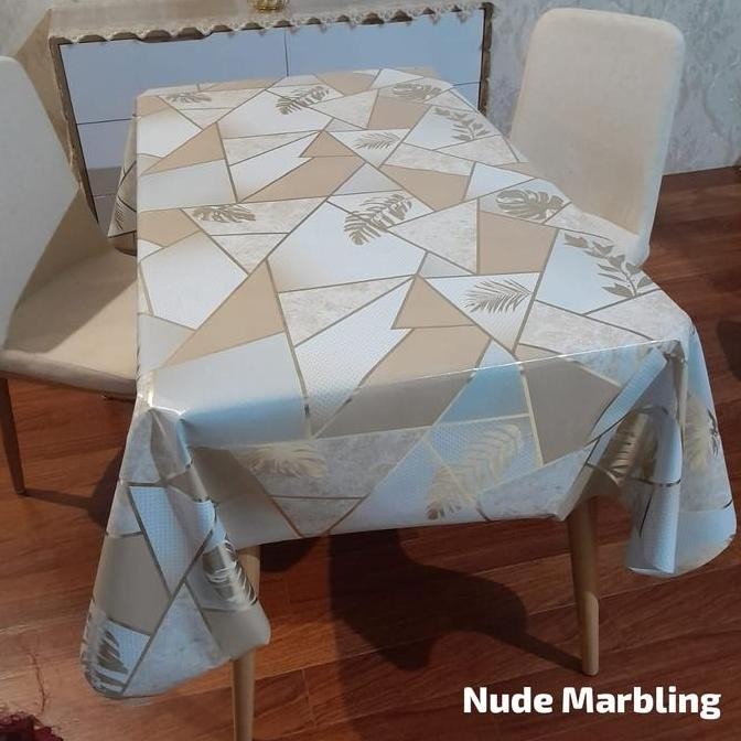 Promo Taplak Meja Tamu Marble Marmer 1 2 3 4 5 Meter Taplak Minimalis Mewah COD