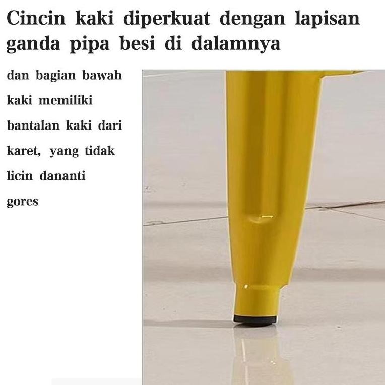 Kursi Bar Minimalis/Kursi Cafe /Kursi Bar Besi / Kursi Makan / Kursi Persegi Tinggi / Kursi Outdoor