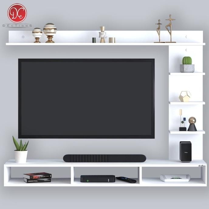 Dections Set Furniture Rak Tv Dinding Minimalis Meja Tv Tempel Dinding Co