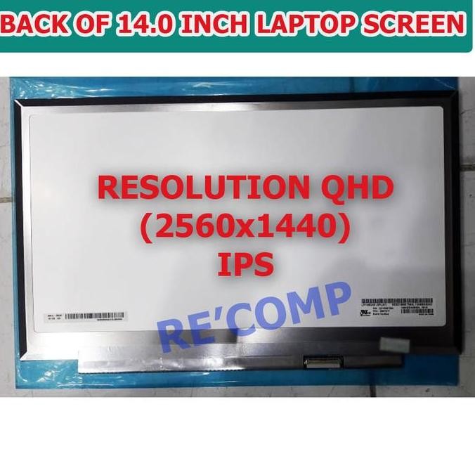 Led Lcd Lenovo Thinkpad X1 Carbon Gen 3Rd Qhd (2560X1440) Ips