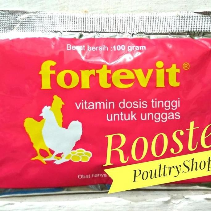 FORTEVIT 100 Gram Vitamin Ayam Dosis Tinggi