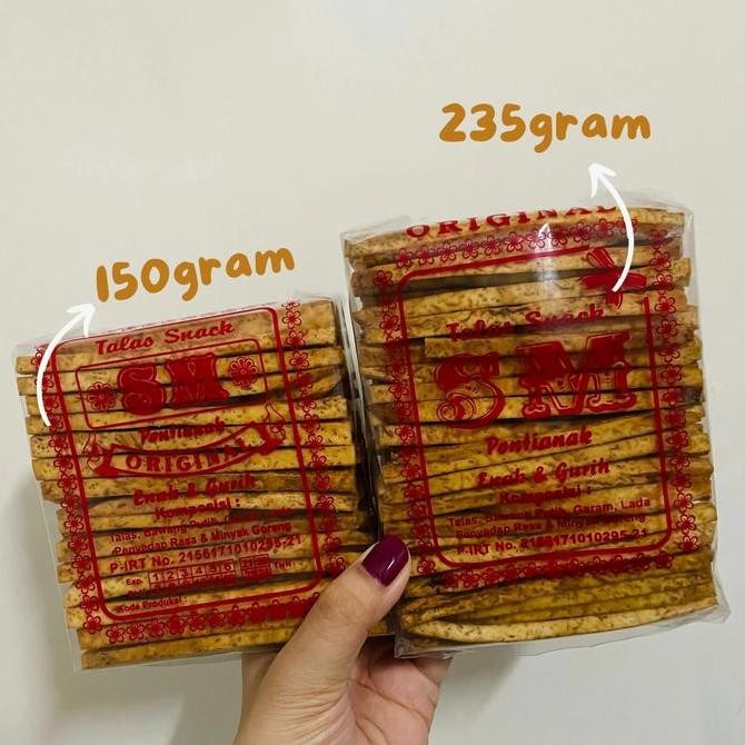

Ready stok Terlaris Talas Stick Susun SM Khas Pontianak 150gr dan 235gr Termurah