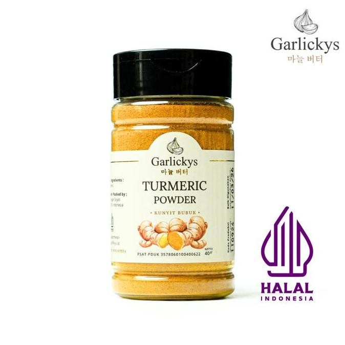 

{{{{}}] Kunyit Bubuk Asli Kunir Bubuk Premium Turmeric Powder by Garlickys