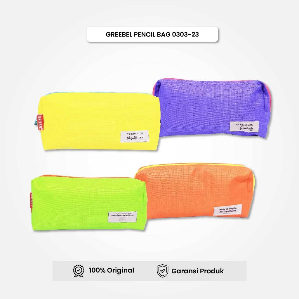 

Tempat Pensil / Pencil Bag 0303-23 / Kotak Pensil Anak Lucu / Penyimpanan Alat Tulis GREEBEL