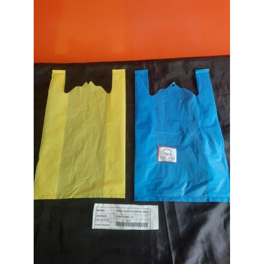 >>>>>] TAS HD/ KRESEK KILOAN TENIS MEJA WARNA PELANGI TANGGUNG UKURAN 24