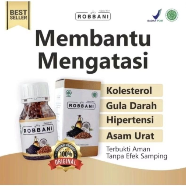 ROBBANI ORIGINAL obat herbal atasi hipertensi, darah tinggi, asam urat, kolesterol rekomendasi