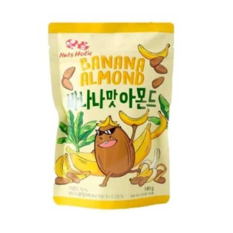 

Sale Nuts Holic Korean Almond Halal 180G Honey Butter Strawberry Banana Wasabi Kimchi Hot Spicy Chicken
