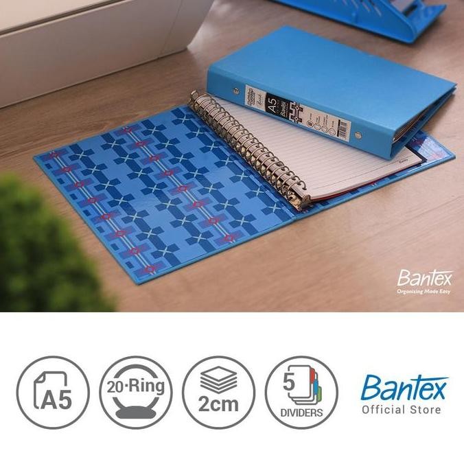 

Termurah Bantex A5 Multiring Binder - Batik Series (1 Pcs) #1334