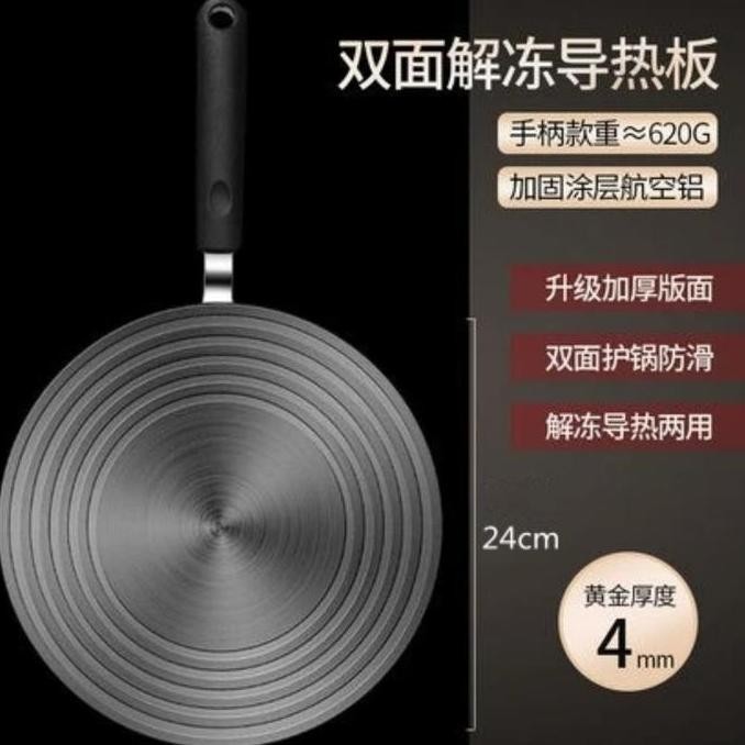 *****] Plat Tatakan Kompor Alas Panci Handle Anti Gosong Plat Konduksi 24cm